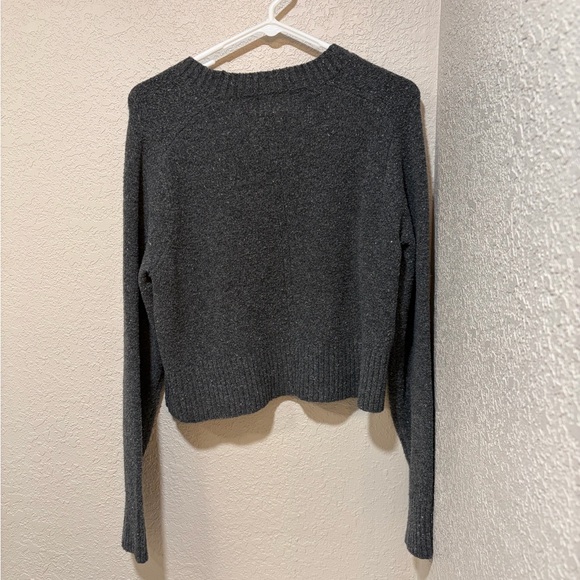 Universal Thread Dark Gray Women's Crew Neck Sweater - Picture 2 of 3